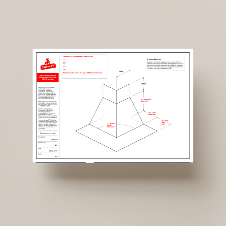 Non-Combustible DPC & Cavity Tray